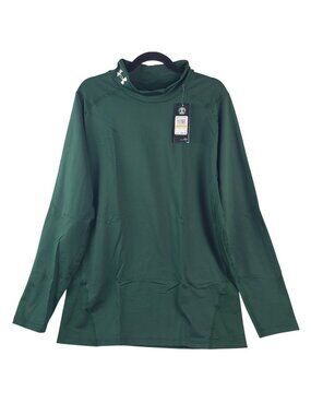 NEW Under Armour Men's ColdGear Compression Mock Long Sleeve Shirt 4XL Green